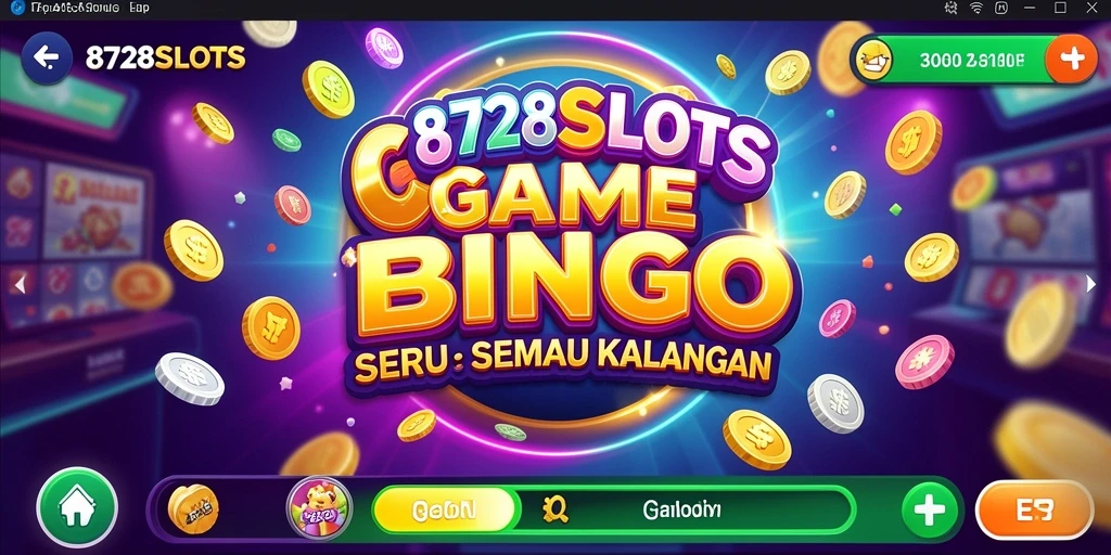 Gameplay seru dan menarik di 8728SLOTS dengan suasana Bingo.