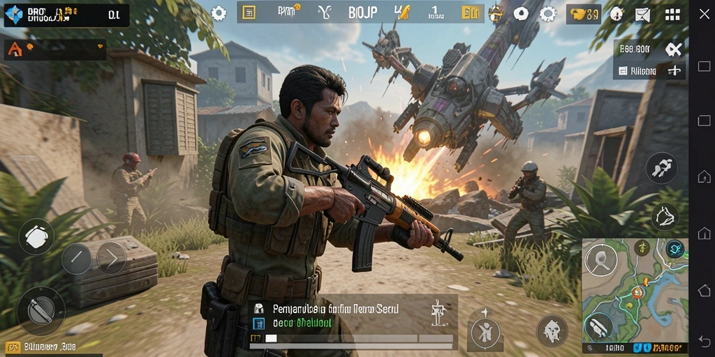 Gameplay seru dan intens dari BROJP dalam pertempuran TPS yang menegangkan.