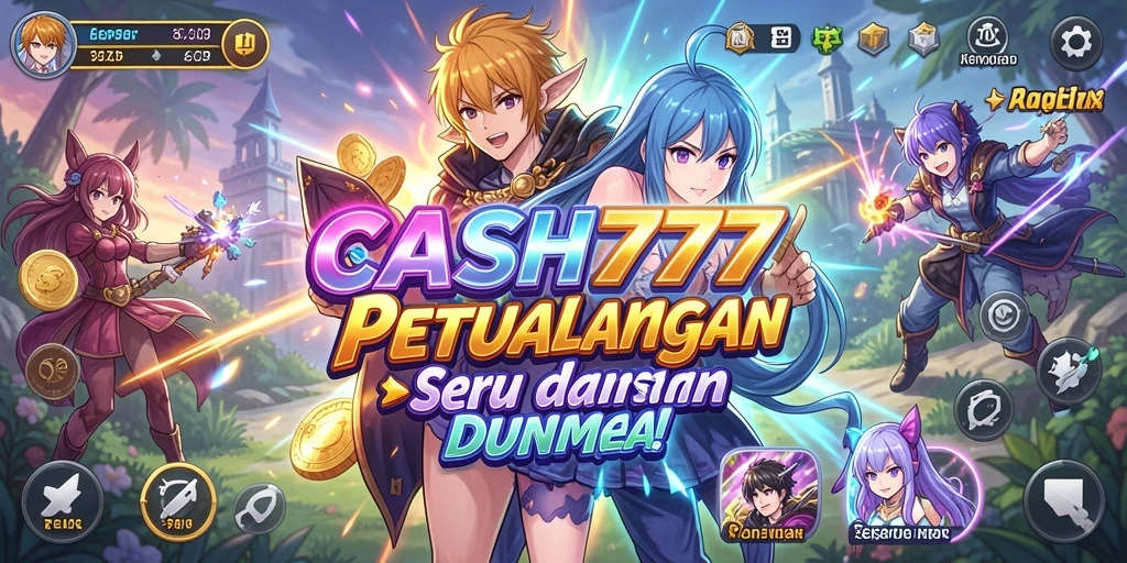 Tampilan gameplay CASH777 yang penuh warna dan menarik.