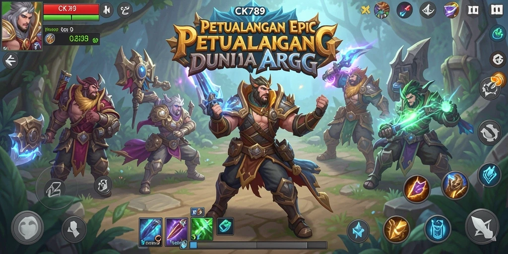 Tampilan menarik dari gameplay seru CK789 dalam genre ARPG.