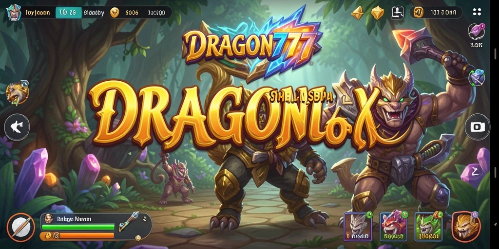 Tangkapan layar utama DRAGON777 menampilkan gameplay menarik dengan karakter dan naga yang menakjubkan.