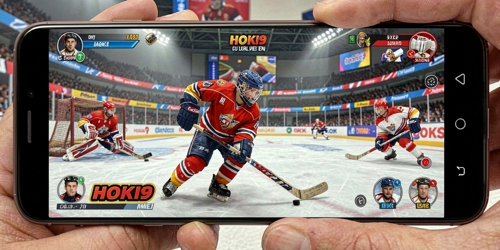 Screenshot utama HOKI9 menunjukkan momen seru dalam pertandingan hoki.