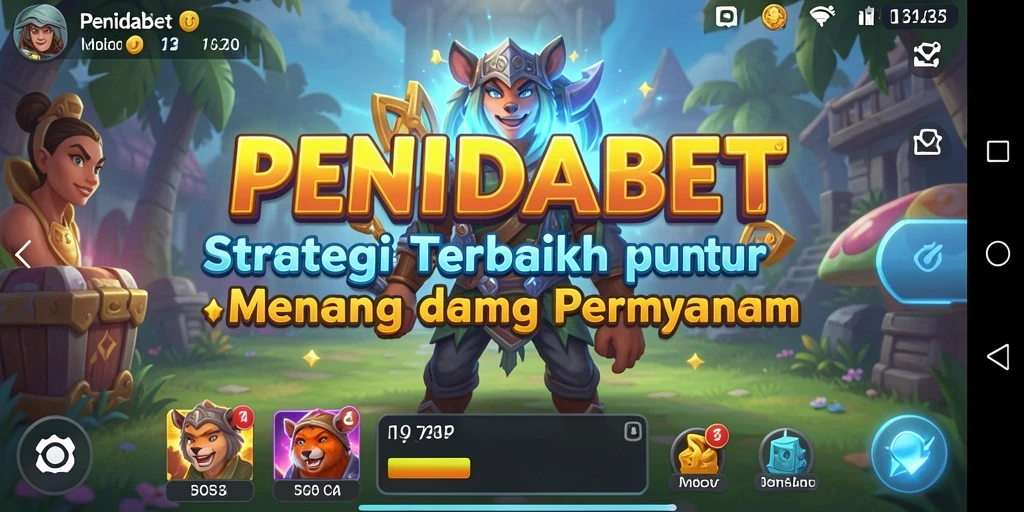 Tampilan seru gameplay PENIDABET dengan strategi yang mendalam.