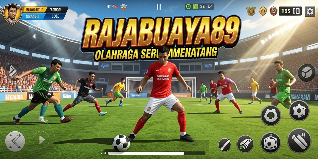 Tampilan gameplay RAJABUAYA89 menunjukkan keasyikan bermain olahraga.