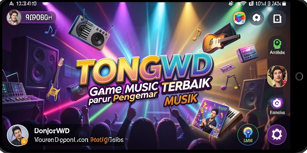 Tampilan gameplay TONGWD yang menarik dan penuh warna.